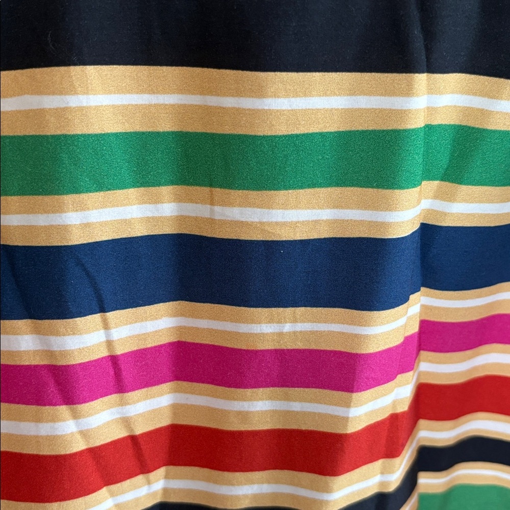 Farm Rio Rainbow Striped Midi Dress - Picture 6 of 6